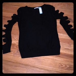 Black stitch fix sweater